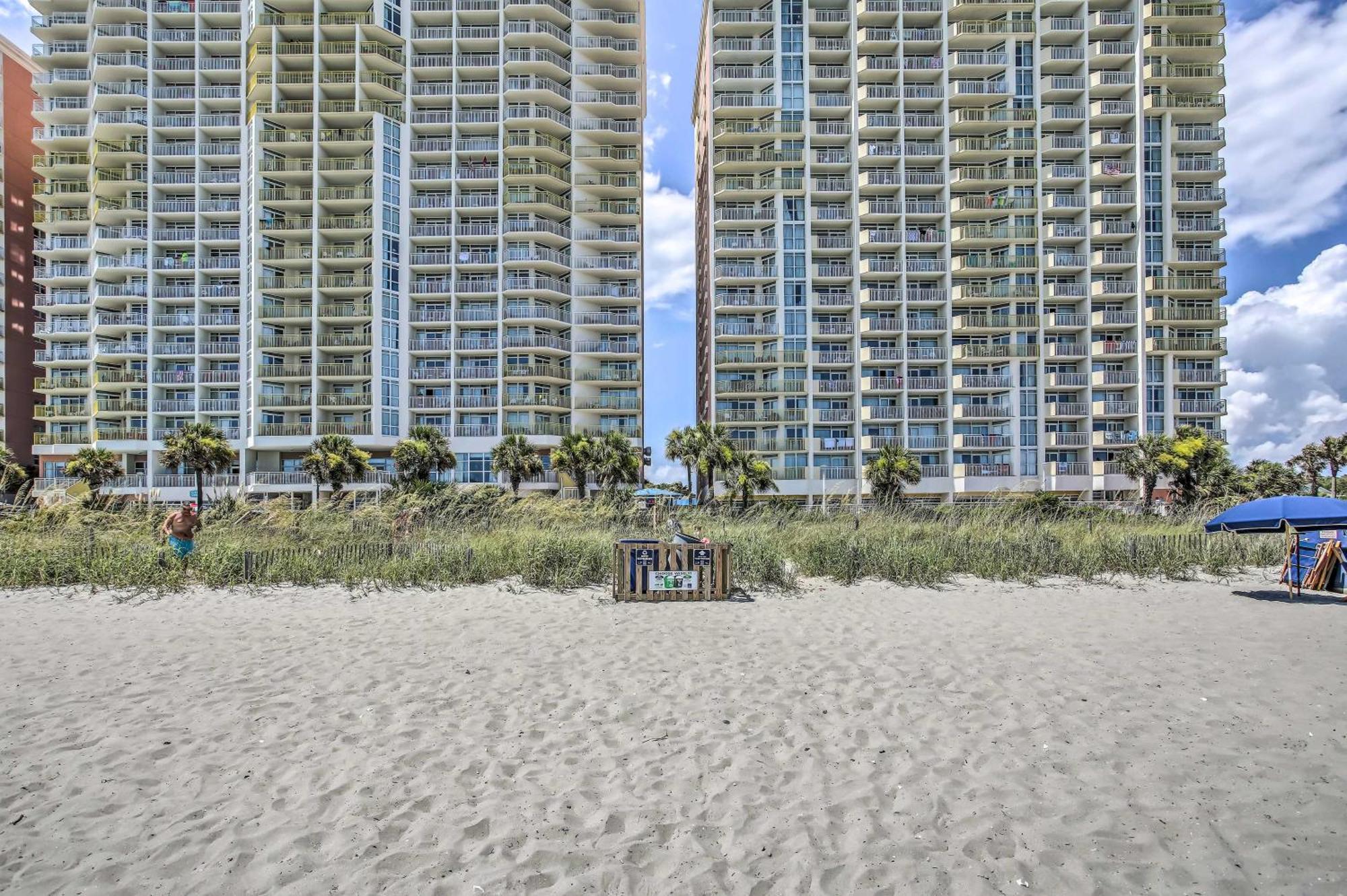 Oceanfront North Myrtle Beach Condo Beach Access Exteriör bild