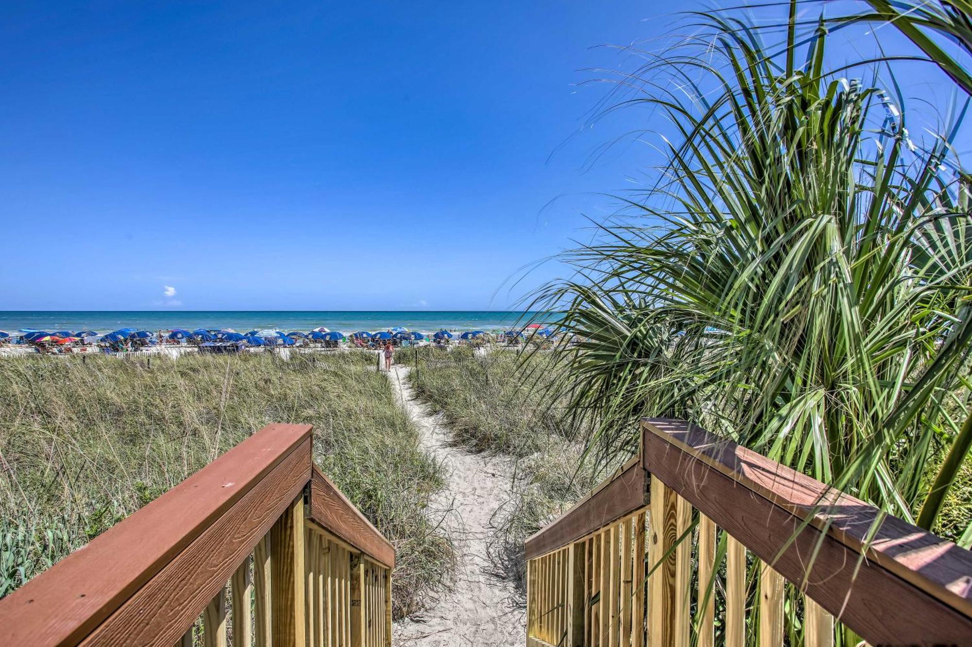 Oceanfront North Myrtle Beach Condo Beach Access Exteriör bild