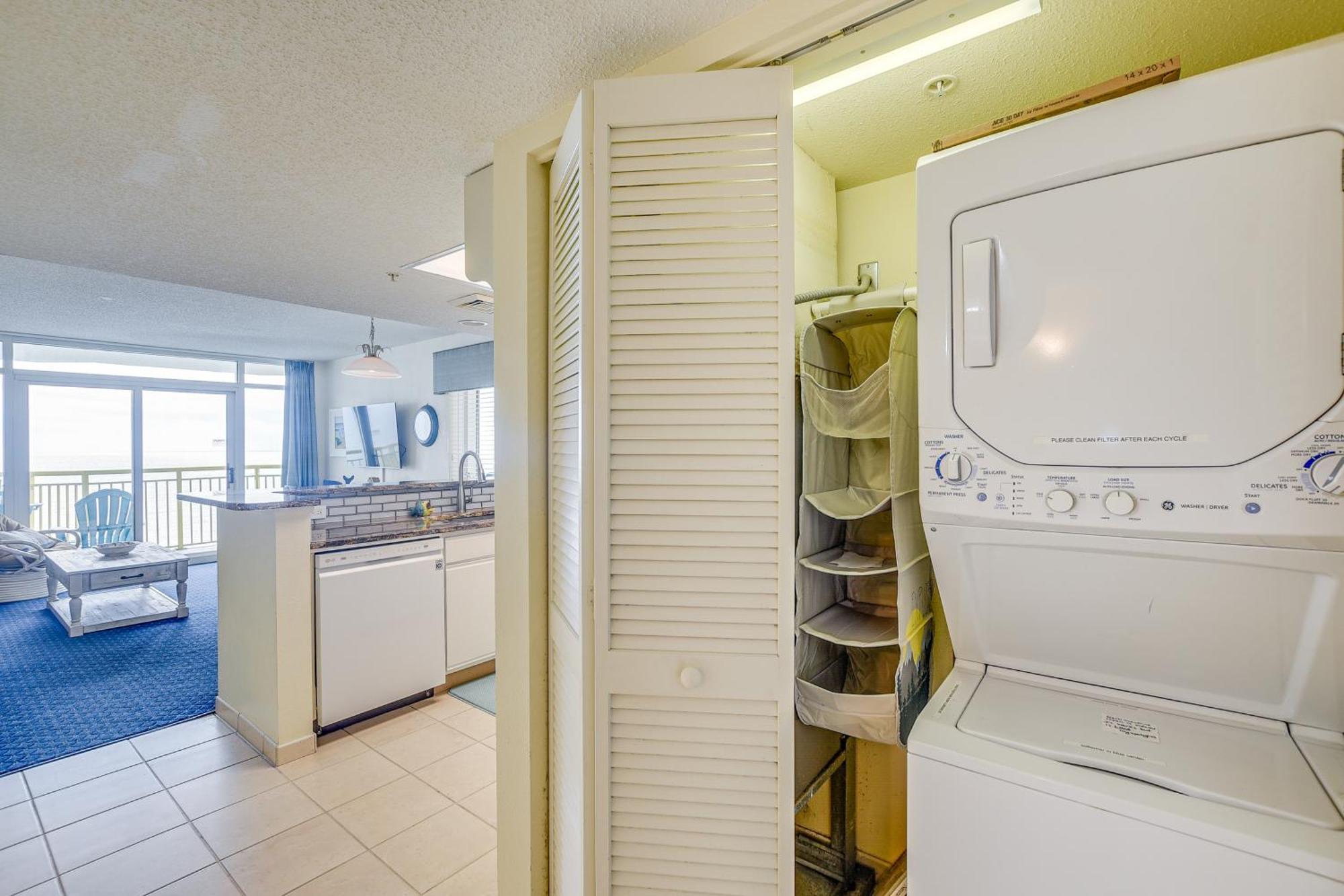 Oceanfront North Myrtle Beach Condo Beach Access Exteriör bild
